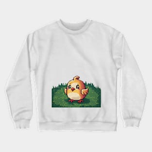 little happy cute chick Crewneck Sweatshirt